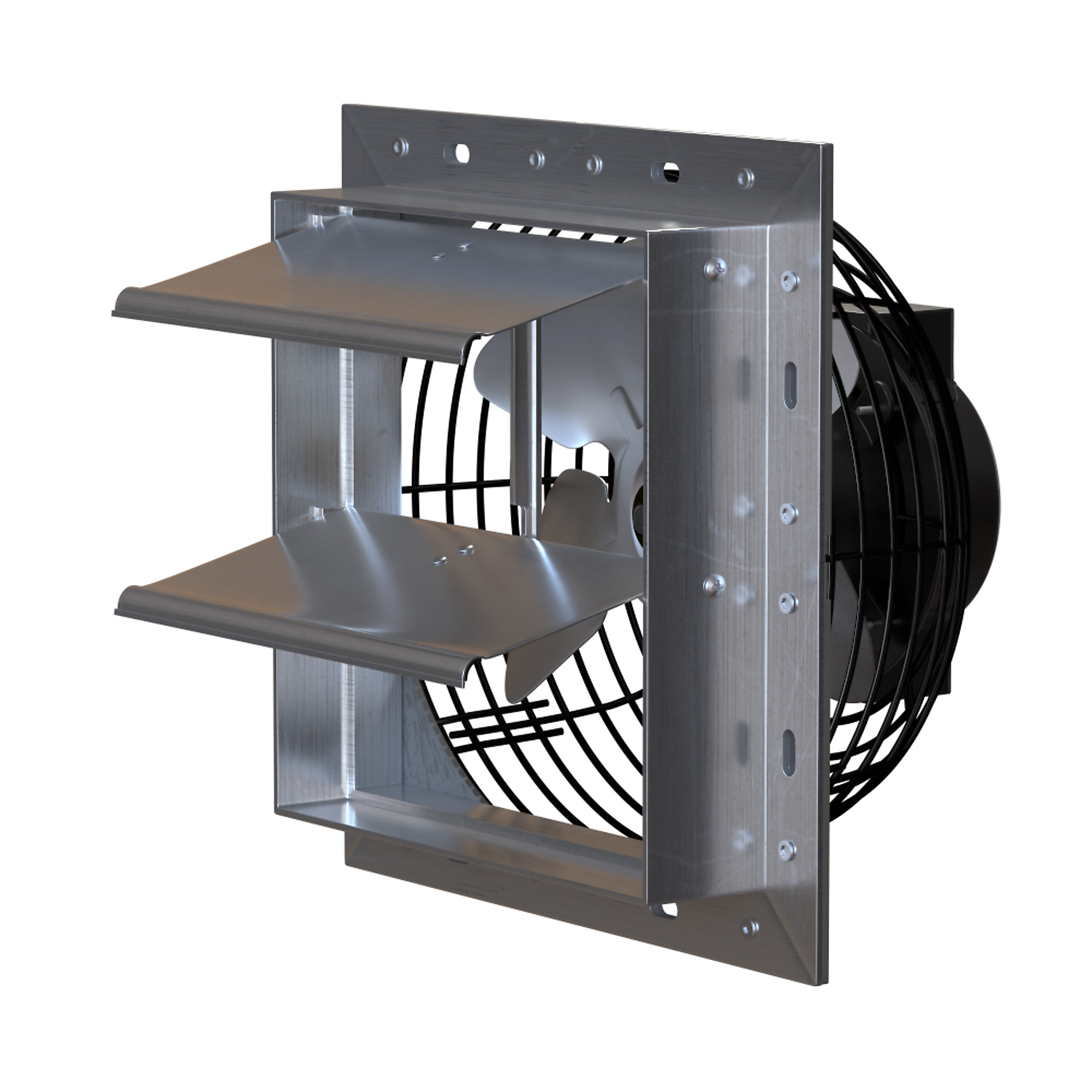 HessaireHSF4V30C  8" wall mounted utility exhaust fan, 360 CFM, Variable Speed Capable, 115v